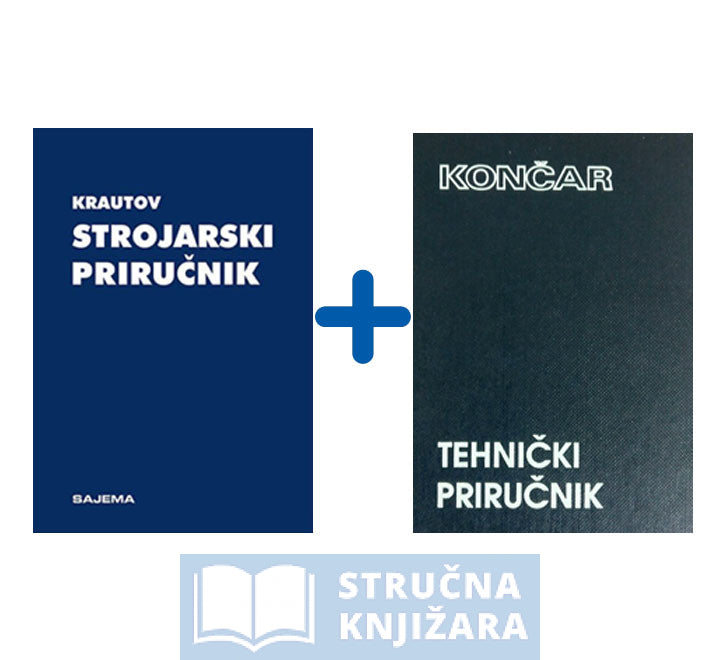 Krautov strojarski priručnik + Končar tehnički priručnik - 18% POPUSTA - KOMPLET