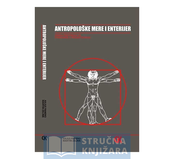 Antropološke mere i enterijer - zbirka preporuka za standarde u projektovanju - Julius Panero, Martin Zelnik