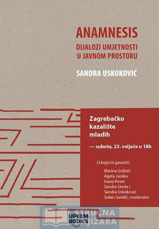 Anamnesis-Dijalozi umjetnosti u javnom prostoru - Sandra Uskoković
