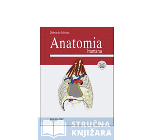 Anatomia humana - Sveučilišni udžbenik s dodatkom Anatomsko prepariranje - Dubravko Jalšovec